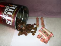Coffee Can with money